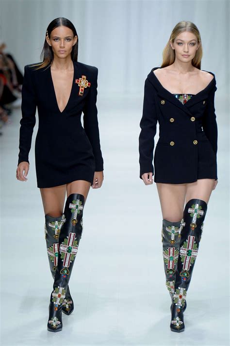 gigi hadid versace boots.